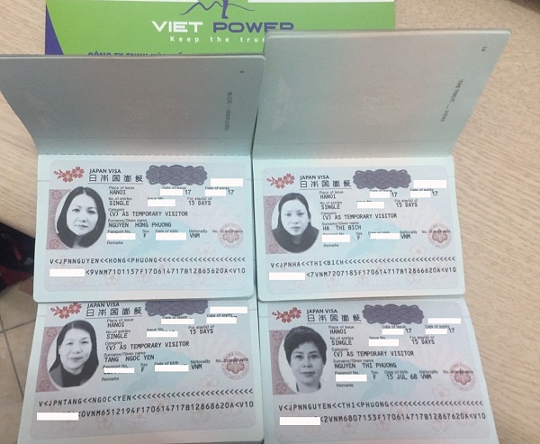 Chúc mừng 4 khách hàng đã có visa du lịch Nhật